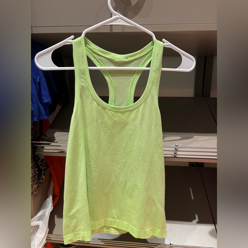 Lululemon Athletica Neon Yellow Tank Top